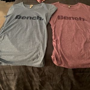 2 size medium bench t shirts in mint condition